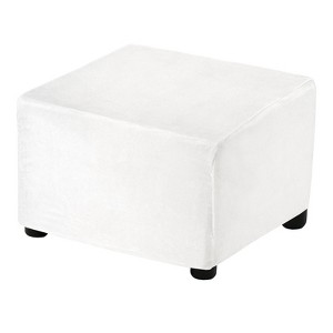 Unique Bargains Elastic Living Room Bedroom Square Foot Stool Cover - 1 of 4