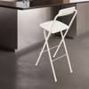 YIYIBYUS Foldable Bar Chair, Tall Folding Chair, Portable Folding Stool - 3 of 4