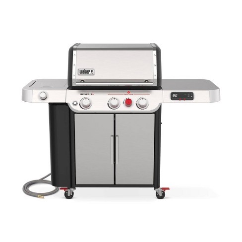 Weber Genesis Smart EX-325s 3-Burner Propane Gas Grill in Black