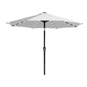 Hyleory 9FT Lighted Market Umbrella for All Seasons/ Size: 91.2" H x 108" W x 108" D - 1 of 4