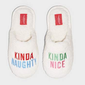 The Grinch Women's Holiday Scuff Slippers - Ivory S : Target