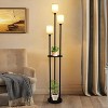 KTMBDW Floor Lamp with Shelves, Modern Standing Lamp with 3 Color Temperature Bulb for Living Room and Bedroom - 2 of 4