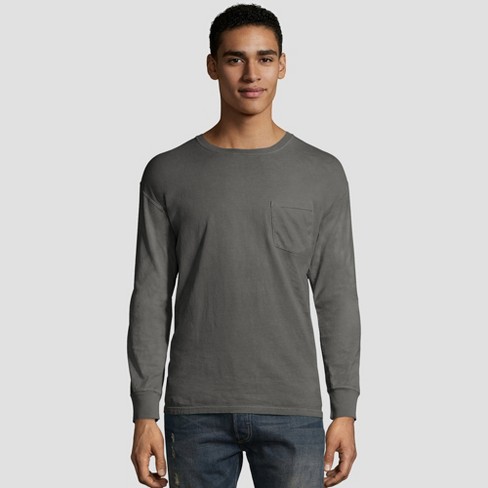 Hanes men's outlet pocket tee shirt