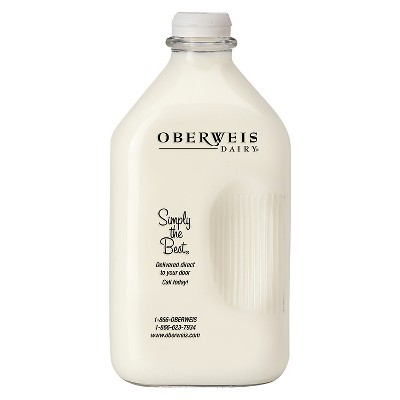 Oberweis Skim Milk - 0.5gal
