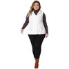 Agnes Orinda Women's Plus Size Casual Cargo Pockets Drawstring Waist Utility Sleeveless Scrub Vests - 3 of 4