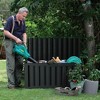 Tangkula 90 Gallon Resin Deck Box Lockable Outdoor Storage Container w/ Built-In Wheel - 2 of 4
