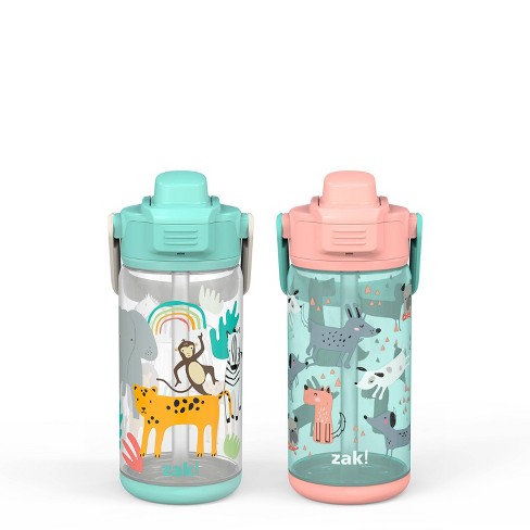 16oz Kids Water Bottle Two Pack w/ Straw Lid – ThermoFlask