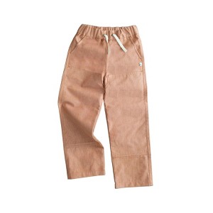 Kids' Organic Reinforced Straight Leg Pants Orange Chambray - Jackalo - 1 of 4