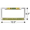 North Dakota State School Logo Full Size Standard License Plate Metal Frame - 4 of 4
