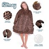The Bare Homey - Adult Wearable Blanket - Fleece Side Pockets - 3 of 4