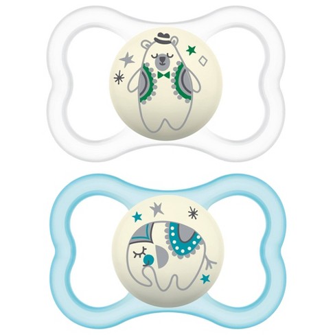 MAM Perfect Night Pacifier 2 pack, 6+ Months