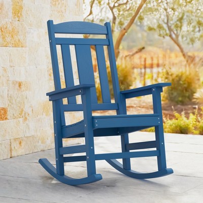 Arceso Outdoor Rocking Chair,  20 Inch  Weather Resistant  Rocker Chairs, 350lb Heavy Duty, Oversized Porch for Adult