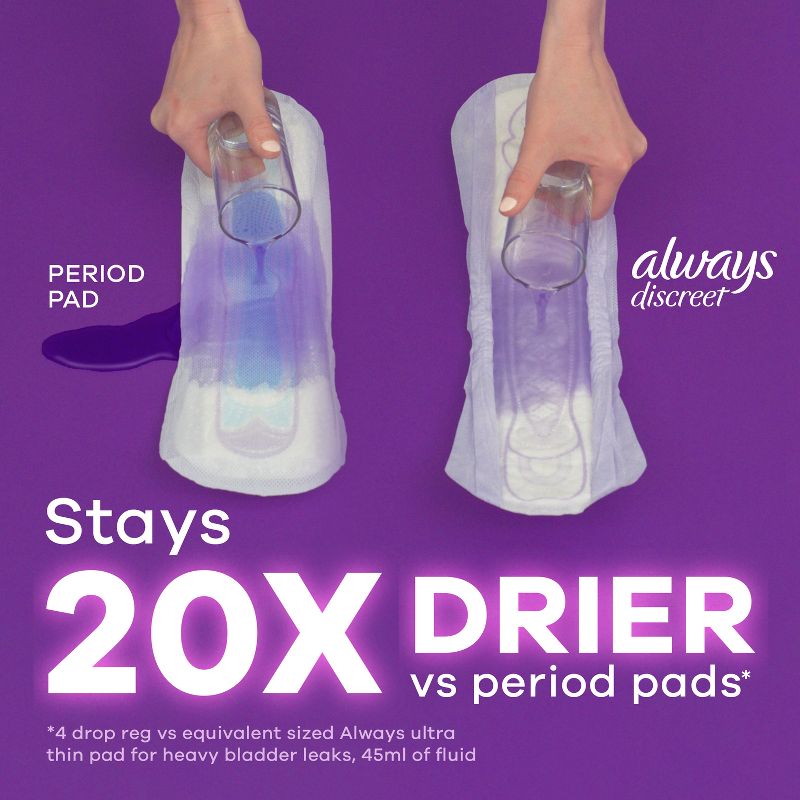 Always Discreet Ultimate Extra Protection 7 Drop Base Pads, 6 of 15