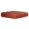 25" x 27" x 5" Montlake FadeSafe Water-Resistant Patio Quilted Seat Cushion Cover Spice - Classic Accessories - 4 of 4