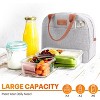 Lunch Bag for Women & Men Adult Insulated Lunch Box, Small Leakproof Cooler Food Lunch Containers Reusable High Capacity Lunch Tote Bags - 3 of 4