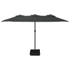Garden Parasol Anthracite Polyester, Powder-Coated Iron  vidaXL - 4 of 4