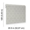 Veer Decor Striped Hexagonal Mosaic Peel and Stick Wallpaper - 2 of 4