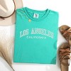 Simply Sage Market Embroidered Los Angeles CA Garment Dyed Tee - 2 of 4