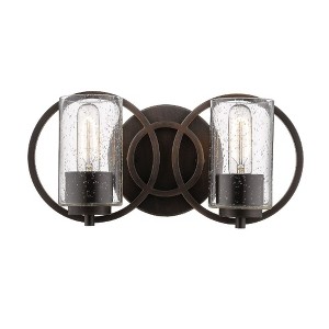 Millennium Lighting Delano 2 - Light Vanity in  Rubbed Bronze - 1 of 1