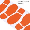Unique Bargains Home Classroom Floor Stairs Decal PVC Footprint Sticker 8 Pairs - 4 of 4