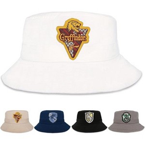 Harry Potter Bucket Hat for Kids, Boy and Girl Sun Hat Ages 4-7 Years 100% Cotton for Summer Teen Youth Beach Hat - 1 of 4