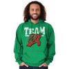 Christmas Team Elf Santa's Helper Hoodie Sweatshirt Women Men Brisco Brands - 4 of 4