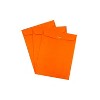 JAM Paper Open End Clasp #13 Catalog Envelope 10" x 13" Orange 100/Box (913745) - 3 of 4