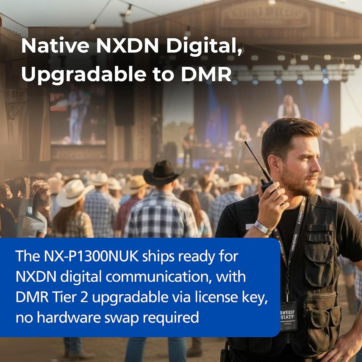 KENWOOD® ProTalk® NX-P1300NUK 5-Watt 64-Channel Digital NXDN® or Analog UHF Two-Way Radio - thumbnail 2