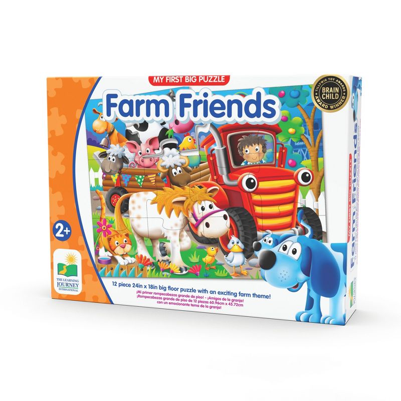 The Learning Journey My First Big Floor Puzzle Farm Friends (12 pieces), 4 of 7