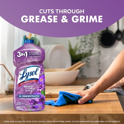 Lysol Lavender Concentrated Multi Surface All Purpose Cleaner - 48 fl oz