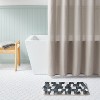 Herringbone Fabric Shower Curtain - Room Essentials™ - 2 of 4