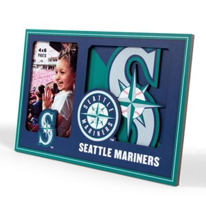 MLB Seattle Mariners 4"x6" 3D Logo Series Picture Frame - 1 of 4