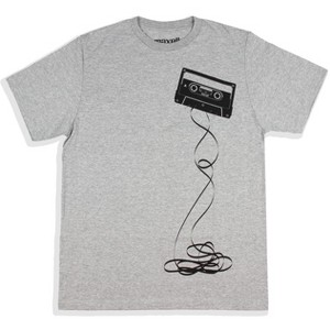 Maxell Men's Old School Audio Tape Undone nice Heather T-Shirt - 1 of 4