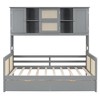 KIGFTSOD Wooden Daybed With 2 Drawers, and All-in-One Cabinet and Shelf - 3 of 4
