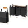 Separator Hamper with Heavy Duty Rolling Wheels - 3 of 3