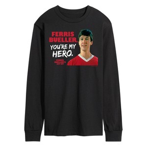 Men's - Ferris Bueller's Day Off - Ferris My Hero Long Sleeve Graphic T-Shirt - 1 of 4
