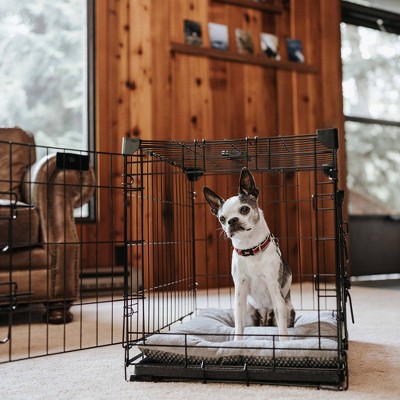 Extra Small Black Wire Double Door Dog Crate