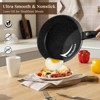 Itopfox 20-Piece Non-Stick Cookware Set with Detachable Handles, Stackable Pots and Pans for Induction, Oven Safe, Dishwasher Safe, Granite Coating - 3 of 4