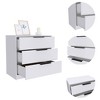 Depot E-Shop Dresser 27"H, 3 Drawers Dresser, Superior Top - 4 of 4