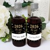Big Dot of Happiness New Year's Eve - Gold - Mini Wine & Champagne Bottle Label Stickers - 2026 New Years Eve Resolution Party Favor Gift ​- Set of 16 - 4 of 4