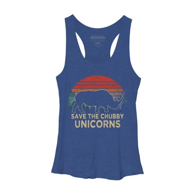 Women's Design By Humans rhino By ZeusSE Racerback Tank Top