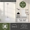 VAXCEL Huntley 1 Light Farmhouse Schoolhouse Pendant Clear Glass - 4 of 4