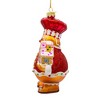 Kurt Adler 6-Inch Bellissimo Glass Gingerbread Ornament - image 4 of 4