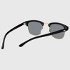 Anna-Kaci Men's Polarized Clubmaster Sunglasses - Metal & PC Frame Retro Style Shades - 3 of 4