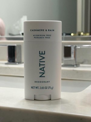Native Deodorant for Women & Men - Cashmere & Rain - Aluminum-Free
