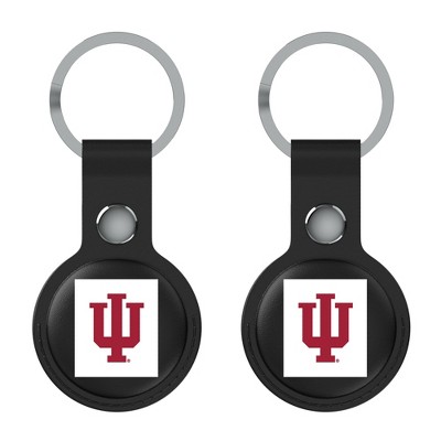 Keyscaper NCAA Big Ten Universities Insignia Black Airtag Holder 2-Pack