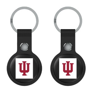 Keyscaper NCAA Big Ten Universities Insignia Black Airtag Holder 2-Pack - 1 of 4