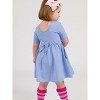 RuffleButts Girls Knit Short Sleeve Twirl Dress - 4 of 4
