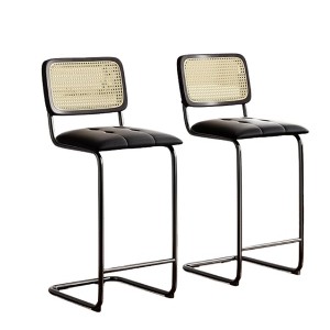 Infurnic Dining Chairs, Modern Upholstered Dining Chairs Set with Sturdy Legs, for Kitchen and Dining Room, 2PCS, Black, 17.7"*18.9"*42.5" - 1 of 4