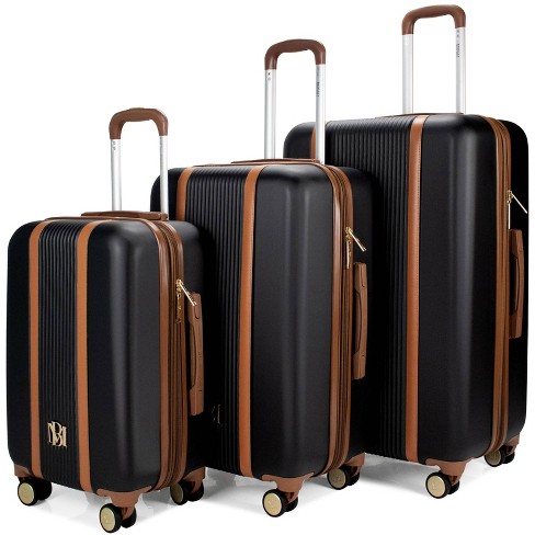 19V69 ITALIA Vintage 3-Piece Expandable Retro Spinner Luggage Set